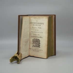 Los 430 - Vergil, Polydore - De inventoribus rerum libri VIII. Amsterdam, Daniel Elzevir, 1671 - 3 - thumb