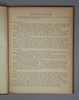 Los 456 - Battersby, James Larratt - Dictionary of Hitlerism. England, The Kingdom Press, 1952. - Sehr seltenes, bizarres faschistisches Werk eines krankhaften Fanatikers - 5 - thumb