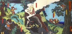Los 608 - Kuniyoshi, Utagawa - "Musha-e" (japonice: Kriegsmalerei). Edo (Tokio) 1849-1850 - 8 - thumb