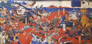 Los 608 - Kuniyoshi, Utagawa - "Musha-e" (japonice: Kriegsmalerei). Edo (Tokio) 1849-1850 - 9 - thumb