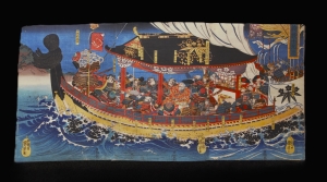 Los 608 - Kuniyoshi, Utagawa - "Musha-e" (japonice: Kriegsmalerei). Edo (Tokio) 1849-1850 - 10 - thumb