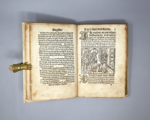 Los 706 - Petrus, Frater - Legenda Sanctae Catharinae. Straßburg, Johann Grüninger, 2.VII.1500. - Erste deutsche Ausgabe - 3 - thumb