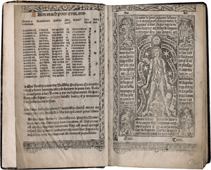 Horae BMV, Gedrucktes Stundenbuch auf Pergament. Paris, A. Verard, 1510