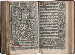 Los 741 - Horae BMV - Gedrucktes Stundenbuch auf Pergament. Paris, A. Verard, 1510 - 1 - thumb