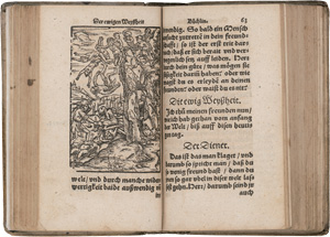 Seuse, Heinrich, Der ewigen Weyßheit buechlin. Dillingen, Sebald Mayer, 1567. Erste von Adam Walasser (gest. 1581) herausgegebene Ausgabe