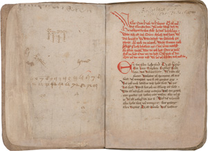 Lot 1010, Auction  125, Katechetische Sammelhandschrift, Deutsche Handschrift auf Papier. Südwestdeutschland um 1400
