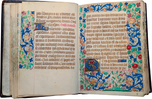 Horae BMV, Französisches Stundenbuch in lateinischer Handschrift auf Pergament. Bretagne um 1440