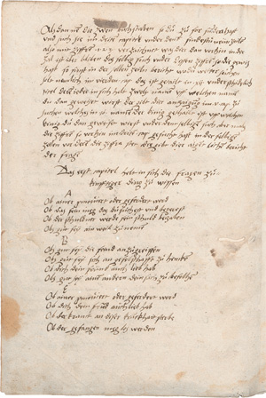 Lot 1033, Auction  125, Geomantia, Eyn kunst des warsagens. Deutsche Handschrift auf Papier. Süddeutschland, frühe Mitte des 16. Jahrhundert