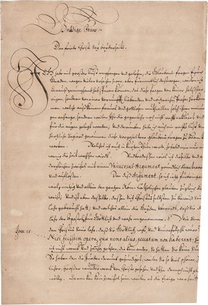 Los 1053 - Conrad, Balthasar - Traktat von der Glaubwürdigkeit und Unverfälschtheit der katholischen Lehre. Deutsche Handschrift auf Papier - 0 - thumb