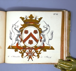 Los 1065 - Liebenberg - "Sammlung fürstlicher und adeliger Wappen". Deutsche Handschrift auf Papier. Um 1728 - 5 - thumb