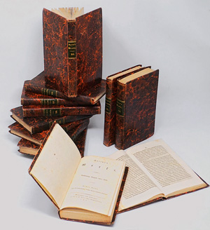 Lot 1560, Auction  125, Goethe, Johann Wolfgang von, Werke. Vollständige Ausgabe letzter Hand. Stuttgart und Tübingen, J. G. Cotta, 1827-1842. Ausgabe in Groß-Oktav