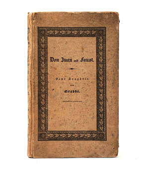 Lot 1591, Auction  125, Grabbe, Christian Dietrich, Don Juan und Faust. Frankfurt, J. C. Hermann, 1829. - Erste Ausgabe