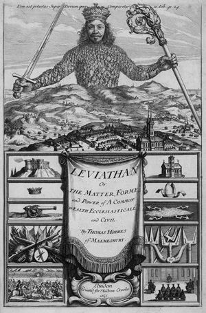 Hobbes, Thomas, Leviathan. London, Andrew Crooke, 1651. - Erster Druck der ersten Ausgabe einer der bedeutendsten staatsphilosophischen Schriften des 17. Jahrhunderts