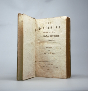 Los 1780 - Kant, Immanuel - Die Religion innerhalb der Grenzen der bloßen Vernunft. Königsberg, F. Nicolovius, 1793 - 2 - thumb