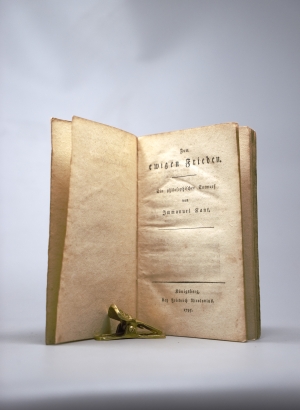 Los 1791 - Kant, Immanuel - Zum ewigen Frieden. Königsberg, F. Nicolovius, 1795. - Erster Druck der ersten Ausgabe - 2 - thumb