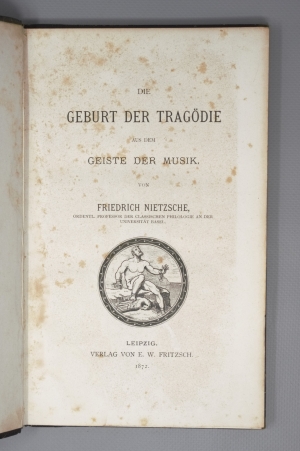 Los 1797 - Nietzsche, Friedrich - Die Geburt der Tragödie. Leipzig, E. W. Fritzsch, 1872. - Erste Ausgabe - 3 - thumb