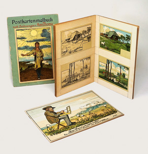 Lot 1828, Auction  125, Thoma, Hans, Malbuch mit Landschaften. Mainz, Scholz, 1904