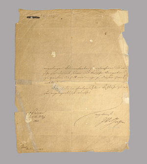 Goethe, Johann Wolfgang von, Brief an J. W. Döbereiner.1821