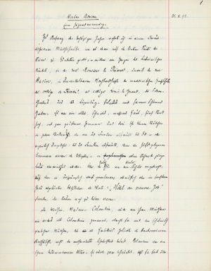 Lindau, Paul, Großteil seines literarischen Nachlasses. 1877- ca. 1913