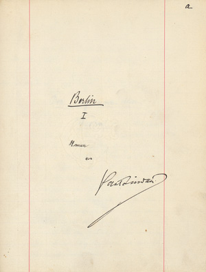 Los 2035 - Lindau, Paul - Großteil seines literarischen Nachlasses. 1877- ca. 1913 - 3 - thumb