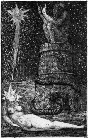 Lot 3028, Auction  125, Schubert, Gotthilf Heinrich und Belser-Presse, Die Symbolik des Traumes. Stuttgart, Belser-Presse, 1968. - Mit 9 Radierungen von Ernst Fuchs