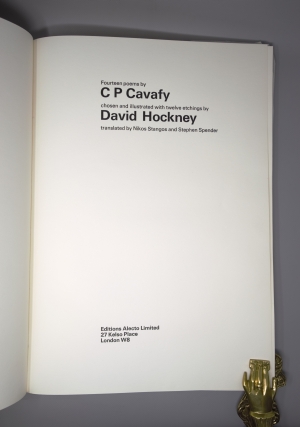 Los 3151 - Cavafy, C. P. und Hockney, David - Fourteen poems. London, Alecto, 1966. - Vom Künstler signierten Exemplaren der Edition A - 15 - thumb
