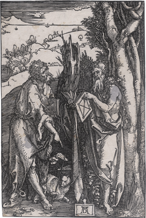 Los 5087 - Dürer, Albrecht - Johannes der Täufer und Onophrius mit der Hopfengirlande - 0 - thumb