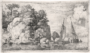 Los 5093 - Everdingen, Allaert van - Flusslandschaft mit zwei Booten - 0 - thumb