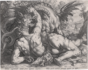 Los 5109 - Goltzius, Hendrick - Der Drachen vernichtet die Freunde des Cadmus - 0 - thumb