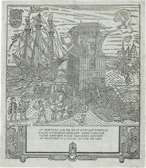 Los 5270 - Flämisch - 1765. Neujahresblatt der Kranarbeiter der Antwerpener Werft - 0 - thumb