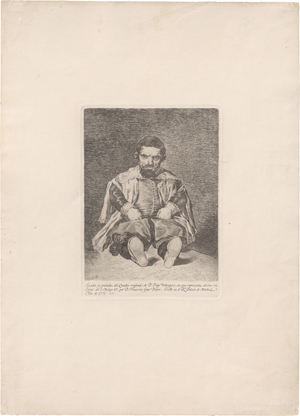 Los 5274 - Goya, Francisco de - Un Enano (Sebastian del Morra) - 0 - thumb