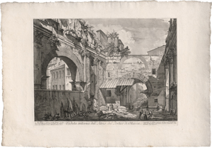 Los 5304 - Piranesi, Giovanni Battista - Veduta interna dell'Atrio del Portico di Ottavia - 0 - thumb