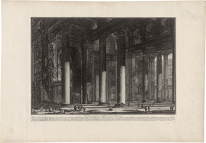 Los 5306 - Piranesi, Giovanni Battista - Veduta interna del Pronao del Panteon - 0 - thumb