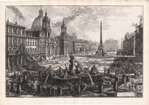 Los 5308 - Piranesi, Giovanni Battista - Veduta di Piazza Navona sopra le rovine del Circo Agonale - 0 - thumb