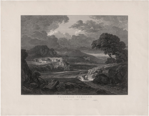Los 5313 - Reinhart, Johann Christian - Die große heroische, Schiller dedicierte Landschaft. - 0 - thumb