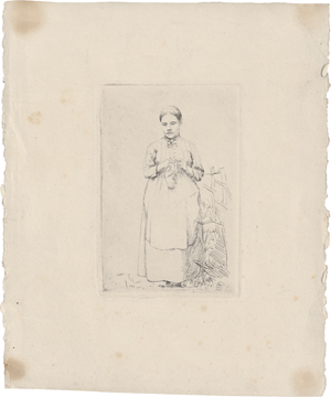 Los 5350 - Ilsted, Peter - Strickendes Mädchen - 0 - thumb