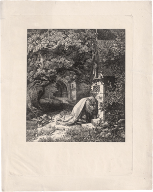 Los 5401 - Schirmer, Johann Wilhelm - Die betende Nonne - 0 - thumb
