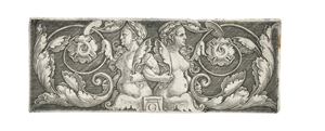 Los 5470 - Aldegrever, Heinrich - Ornament mit zwei Frauen - 0 - thumb