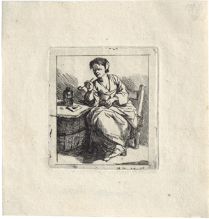 Los 5479 - Bega, Cornelis - Rauchende Frau - 0 - thumb