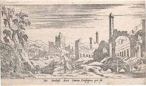 Los 5520 - Davent, Leon - Zwei Landschaften aus Les amours de Pluton et Proserpine - 0 - thumb