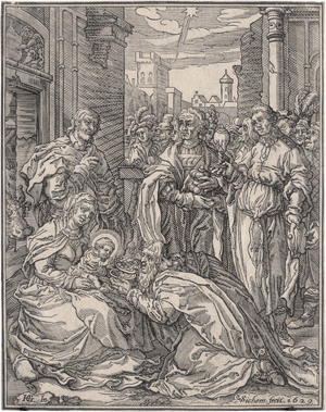 Los 5696 - Sichem I, Christoffel van - Die Anbetung der Könige  - 0 - thumb