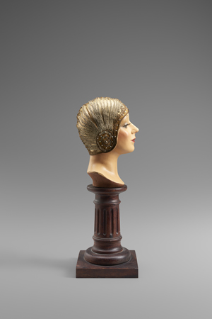 Los 6610 - Glockenhut - Goldlamé & Strass-Steine Flapper Cloche - 0 - thumb