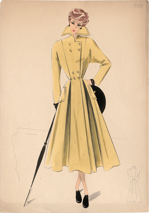 Los 6629 - Mid-Century Modedesign - 50 Originalentwürfe für elegante Damenmode - 0 - thumb