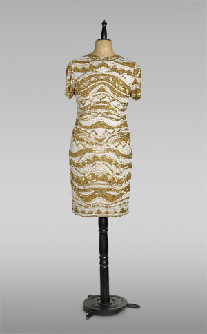 Los 6667 - Oleg Cassini - Paillettenkleid - 0 - thumb