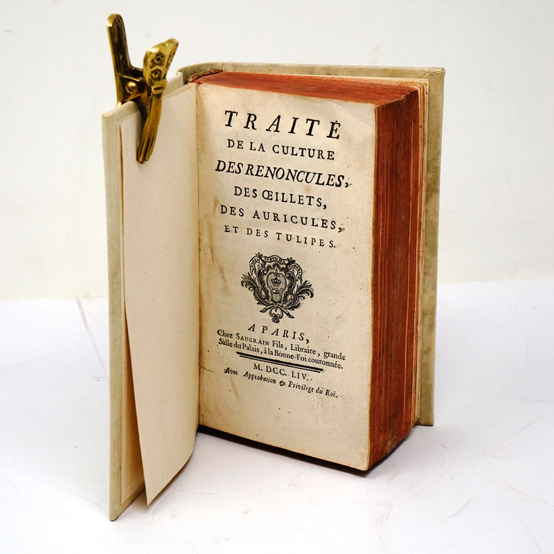 Lot 375, Auction  125, Ardène, Jean-Paul de Rome d', Traité de la culture des renoncules. Paris, Saugrin, 1754