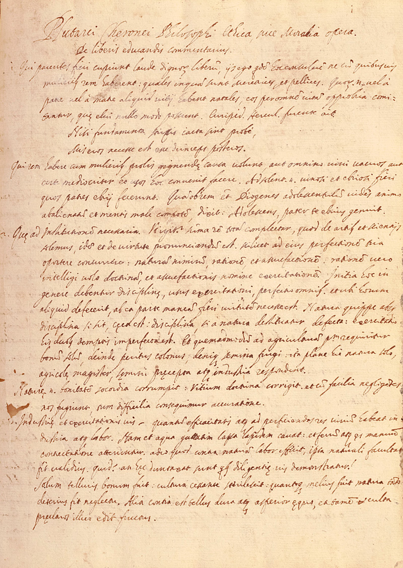 Lot 1052, Auction  125, Plutarch, Plutarchi Cheronei ethica, sive moralia opera