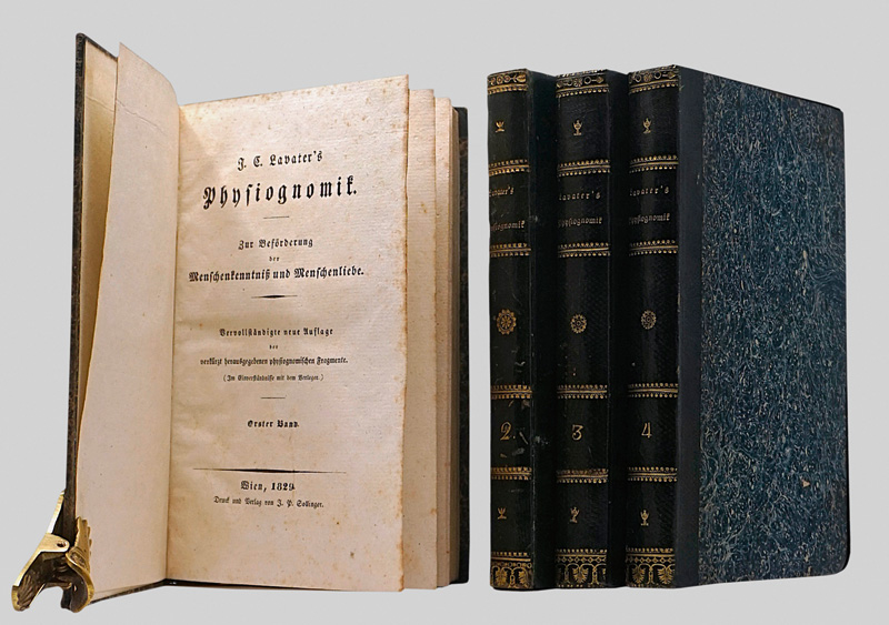 Lot 1646, Auction  125, Lavater, Johann Caspar, Physiognomik. Wien, J. P. Sollinger, 1829. - Gekürzte Wiener Ausgabe