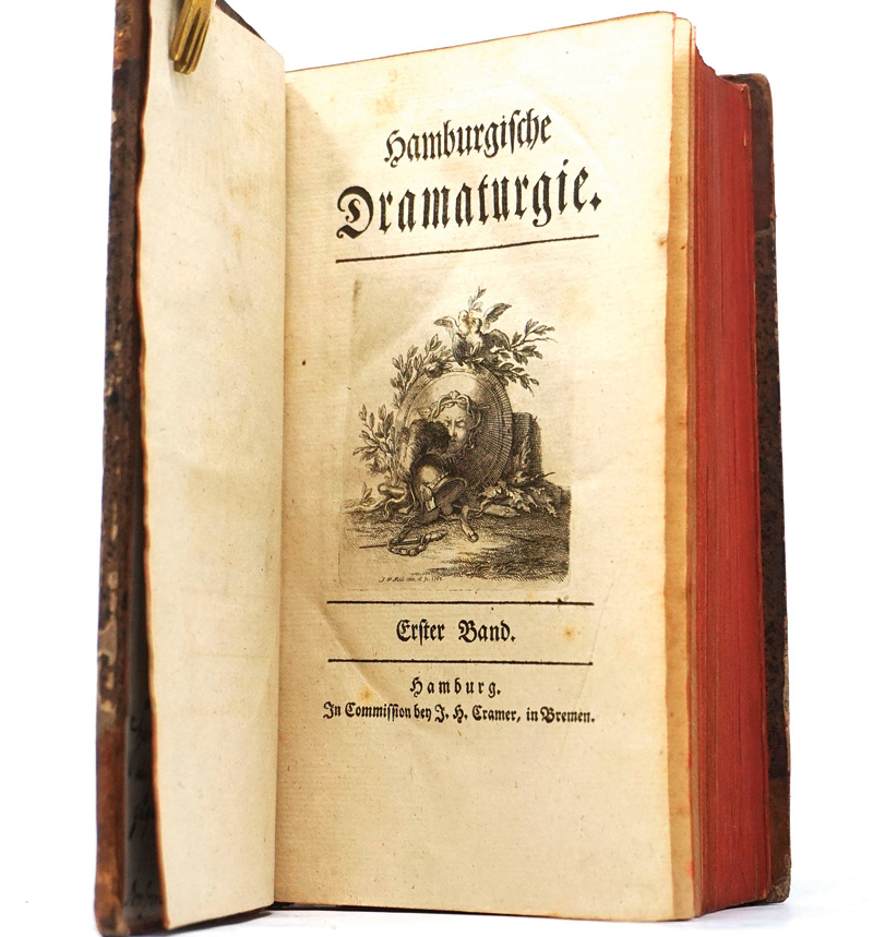 Lot 1653, Auction  125, Lessing, Gotthold Ephraim, Hamburgische Dramaturgie. Hamburg, (Bode und Lessing) und Bremen, J. H. Cramer, 1767-1769. - Erste Ausgabe