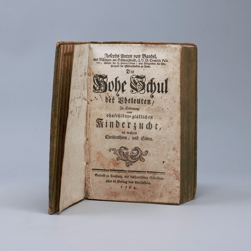 Lot 1805, Auction  125, Bandel, Joseph Anton von, Die Hohe Schul der Eheleuten