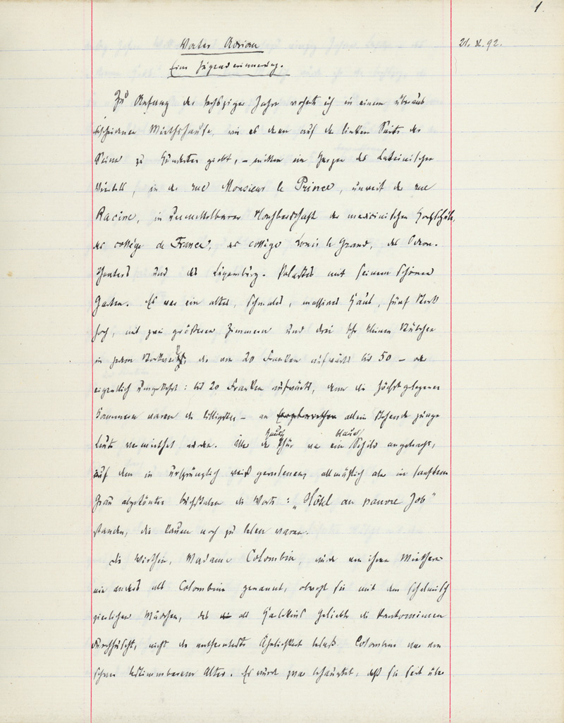 Lot 2035, Auction  125, Lindau, Paul, Großteil seines literarischen Nachlasses. 1877- ca. 1913
